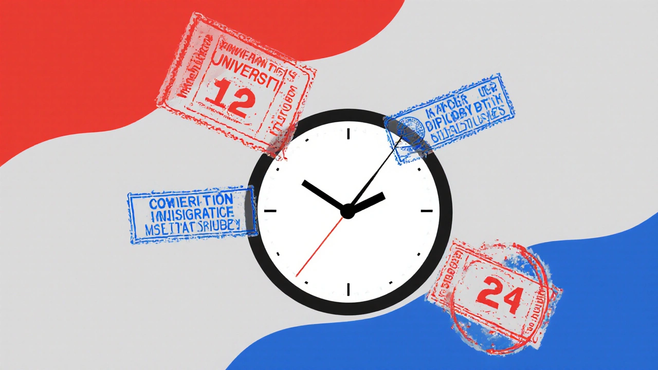 Hodiny s různými lhůtami platnosti jsou váženy třemi oficiálními pečetěmi.