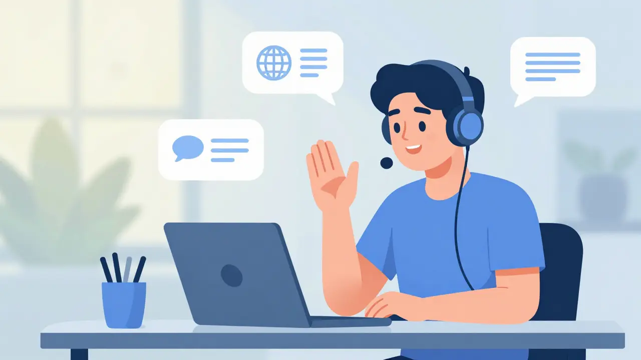 S kým mluvit anglicky? 7 osvědčených tipů pro online praxi
